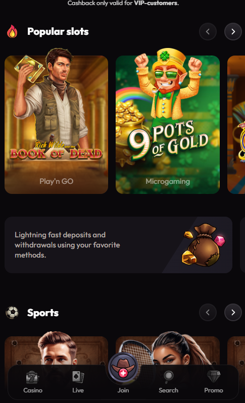 Mad Casino mobile